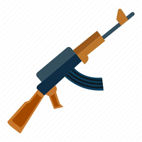 Ak47 Akm Assault Kalashnikov Rifle Weapon Icon Download On
