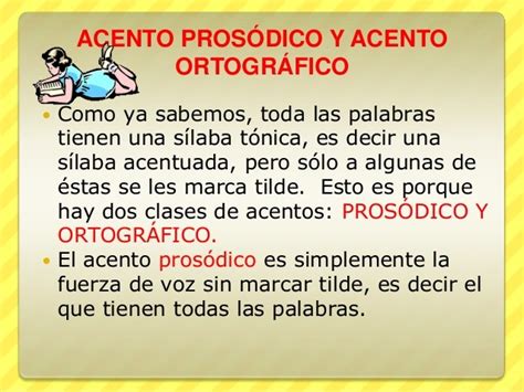 El Acento Pros Dico Y Ortogr Fico Try Explore