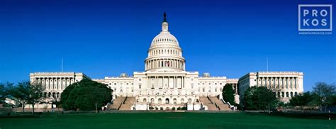 Us Capitol West Front Panorama Large Format Fine Art Photo Prokos