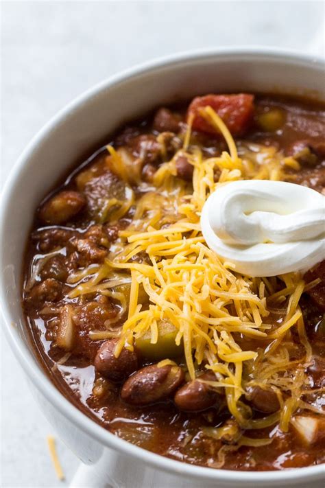 If your chili doesn't have beans it's not outlaw chili. Slow Cooker Texas Chili Recipe | Recipe | Texas chili ...