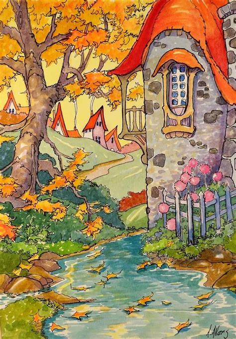The Alida Akers Gallery Storybook Art Cottage Art Art