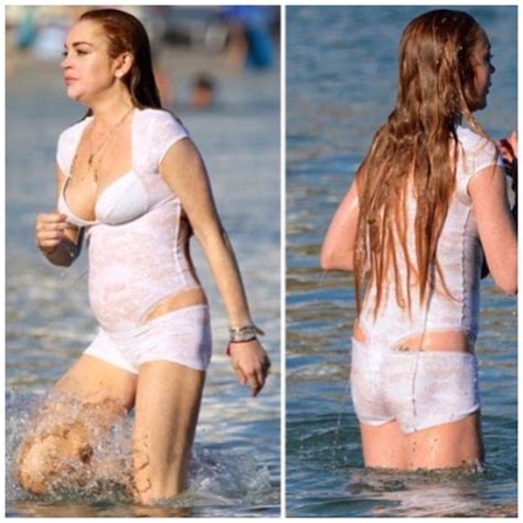 shocking photo of lindsay lohan on bikini celebrities nigeria