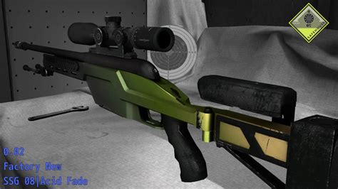 This page is about the various possible meanings of the acronym, abbreviation, shorthand or slang term: SSG 08 Acid Fade - Skin Wear Preview - YouTube