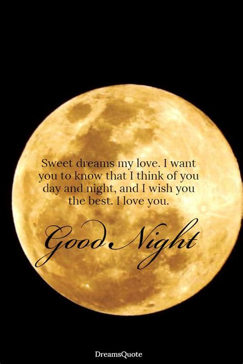 Good Night Quotes For Her And Love Messages With Images Dreams Quote Good Night Quotes