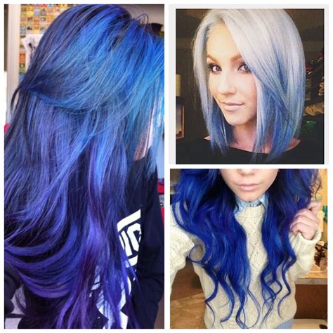 Whether you're looking for hair colour ideas or know exactly which shade. Sapphire Blue | Hair inspiration color, Semi permanent ...