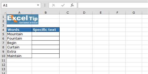 If A Cell Contains A Certain Text Then Put A Specified Text In Another