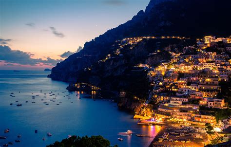 Amalfi Coast Italy Very Beautiful Seaside Panorama