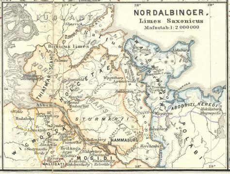 Limes Saxoniae Kartographie Geschichte Karten