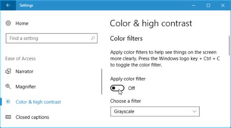 How To Enable Color Filters To Read The Screen More Clearly On Windows 10