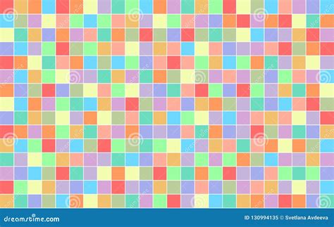 Background Of Colored Squares Stock Illustration Illustration Of