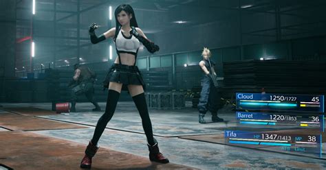 Final Fantasy Vii Remake Finds Middle Ground By Giving Tifa Third Average Sized Breast