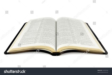 Open Holy Bible Isolated On White Stock Photo 74076769 Shutterstock