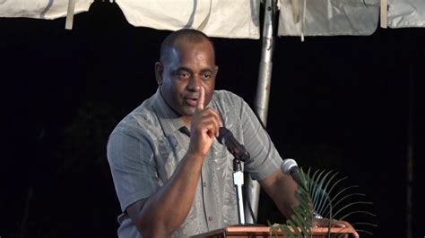 Prime Minister Roosevelt Skerrit At Wotten Waven Town Hall Meeting Youtube