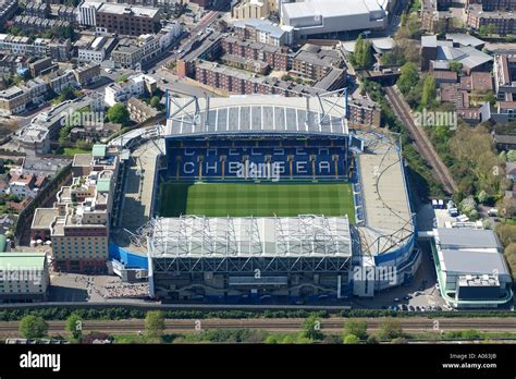 Aerial View Of Chelsea Football Club In London Also Known As Stamford