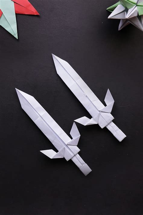 How To Fold A Origami Sword Origami