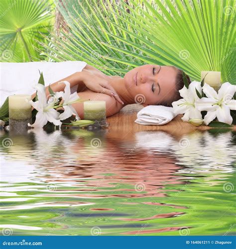 Beautiful Woman Getting Spa Stock Image Image Of Body Person 164061211