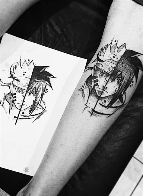 Tattoo Narutosasuke Tatuagem Do Naruto Tatuagem Tatuagens De Anime