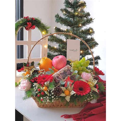 Merry And Bright Christmas Fruit Basket Christmas 2022 Klang Valley D