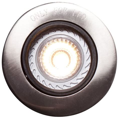 Mixit Recessed Ceiling Spotlight Pro Built In Brushed Steel