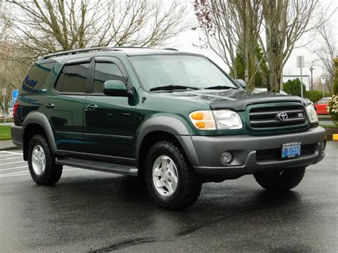 Toyota sold 428,000 suvs last year in this country largely because the quality, smooth ride in every class (and these days, its excellent resale value), have made it a brand that sells itself. 2003 Toyota Sequoia 4WD LEATHER SEATS / 8-PASS / 2-OWNER OREGON SUV