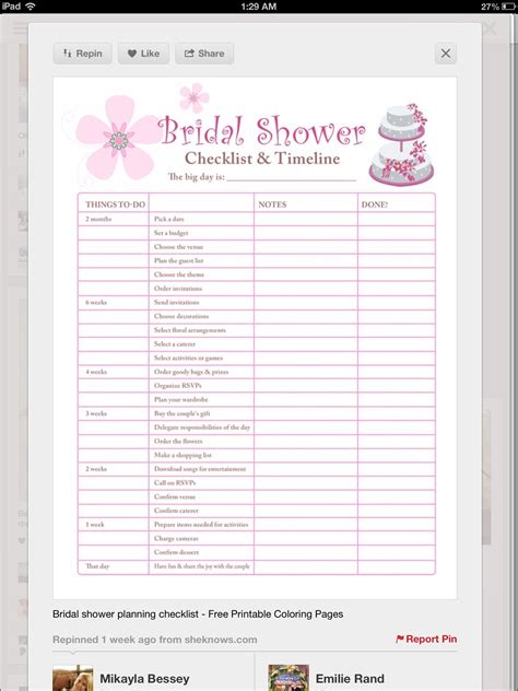 Free Printable Wedding Planning Check List Cedar And Pine Events