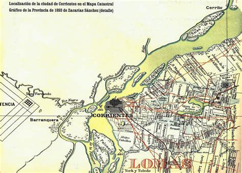 Localización De La Ciudad De Corrientes 1893 Ex