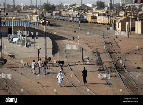 Gleisanlagen Im Atbara Sudan Stockfotografie Alamy