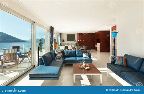 Interior Modern Apartment Stock Image Image Of Decor 45905611