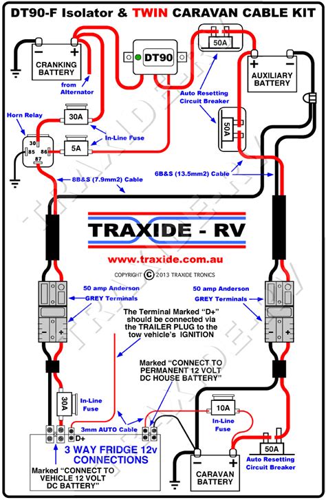 7 Way Trailer Wiring Diagram With Battery