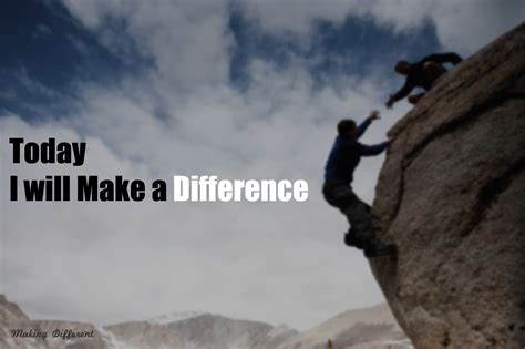 Make a difference with simple efforts