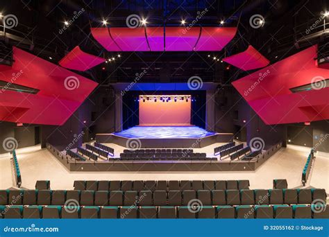 Modern Theatre Stage View Stock Photo Image Of Amphitheater 32055162