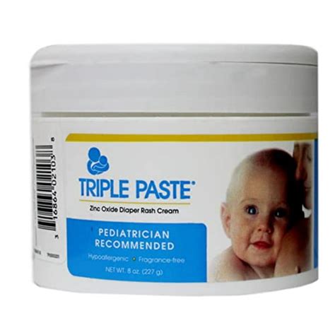 Triple Paste Diaper Rash Cream Hypoallergenic Medicated Ointment For