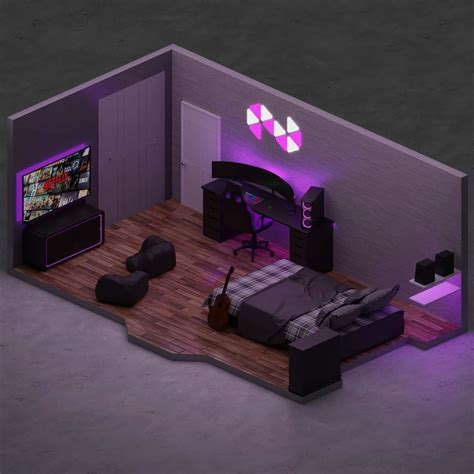 Gamer Bedroom Gamer Room Decor Bedroom Setup Room Design Bedroom