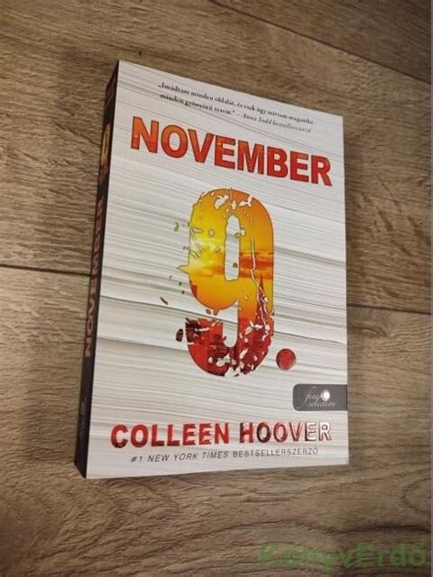 Colleen Hoover November 9 Könyverdő Könyv
