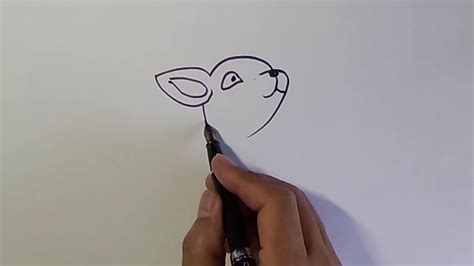 🔴 Drawing Art 👉🏻 Stick Figure Deer Sinus Taught Painting Youtube