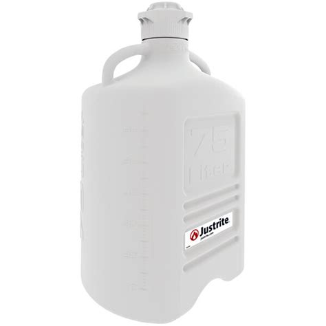 Justrite 75 Liter Hdpe Carboy With 120mm Cap 12913