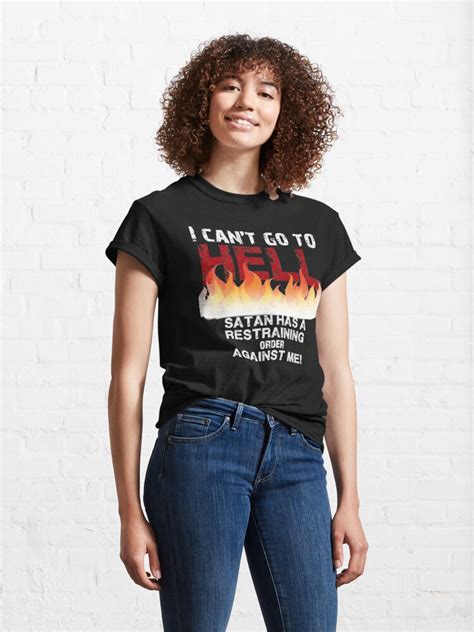 i can t go to hell essential t shirt by g0ldeng0b redbubble