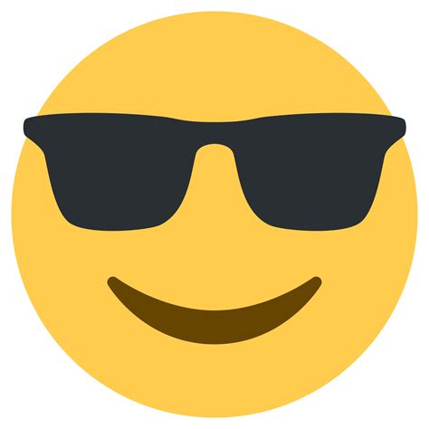 Sunglasses Emoji Png Transparent Background Png Mart