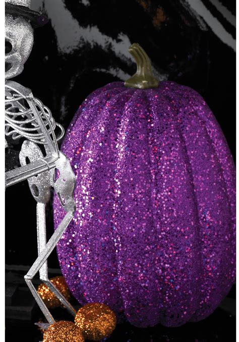 75 Tall Purple Glitter Pumpkin Halloween Costume Ideas 2023