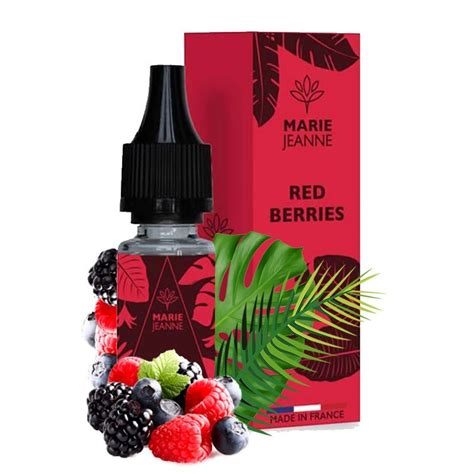 E Liquide Cbd Red Berries Marie Jeanne Cbd Saveur Fruits Rouges
