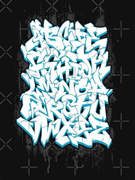 Graffiti Alphabet T Shirt By Trev4000 Redbubble Graffiti T Shirts