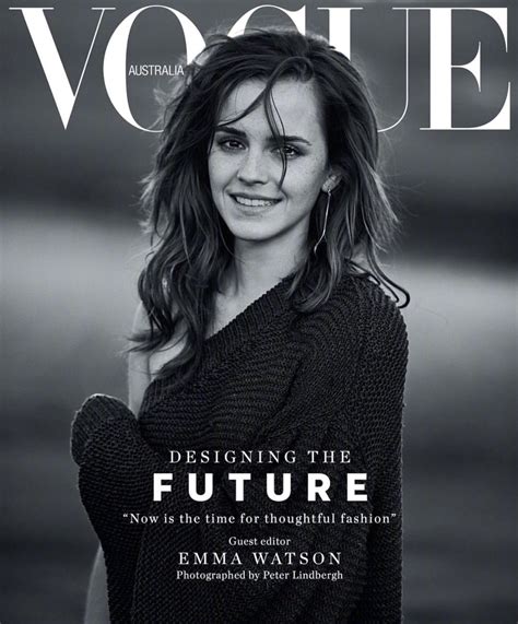 真摯不造作的青春魅力：emma Watson擔任澳洲版《vogue》三月號客座編輯 The Femin