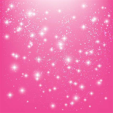 Shiny Stars On Pink Stock Vector Image Of Card Bright 49293147
