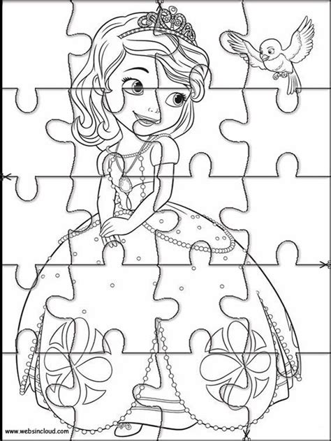 Descarga gratis nuestros juegos de mesa para niños. Princesa Sofia 2 Puzzles rompecabezas recortables para ...