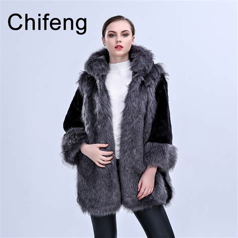 Faux Fur Coats Women Winter Jacket Womens Elegant Fur Coat Long Fake
