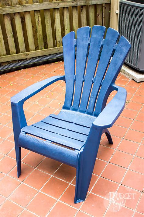 I can just see myself with a (sometimes adult) beverage in hand watching my kiddos play. How to Paint Plastic Patio Chairs - Tastefully Eclectic