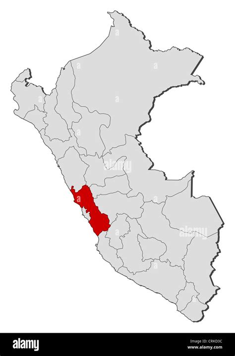 Departamento De Lima Mapa Imágenes Recortadas De Stock Alamy