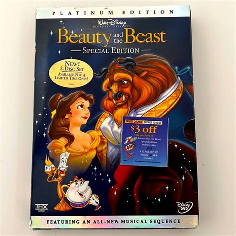 Disney Media Beauty And The Beast Dvd 202 2disc Set Special Edition