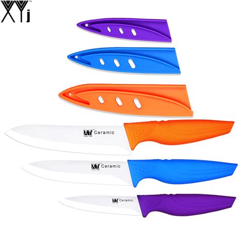 Xyj Brand Cooking Tools Best Sale Kitchen Knife Set 3 Pieces Ceramic