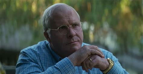 christian bale as dick cheney in the vice movie trailer popsugar entertainment uk